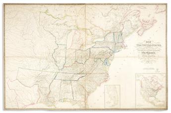 (UNITED STATES - REPUBLIC OF TEXAS.) James Wyld. Map of the United States and the Provinces of Upper & Lower Canada,